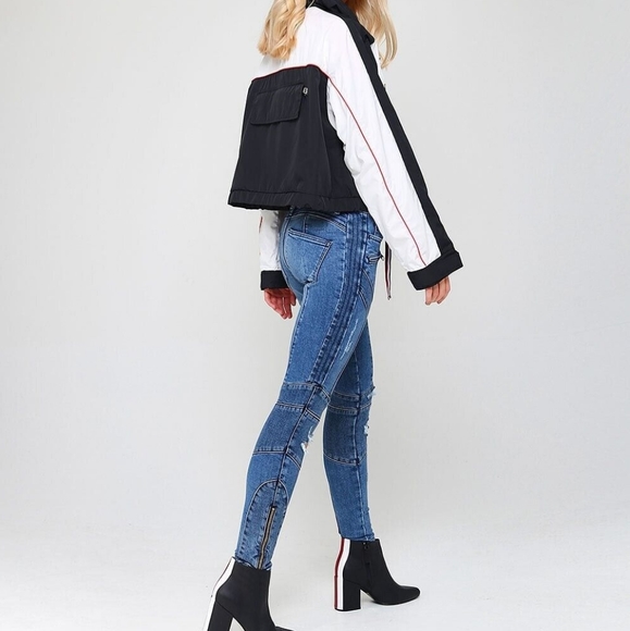 Tommy Hilfiger W/ Gigi Hadid Venice High-Waisted Skinny Jeans Size 26 NWT - Picture 4 of 16